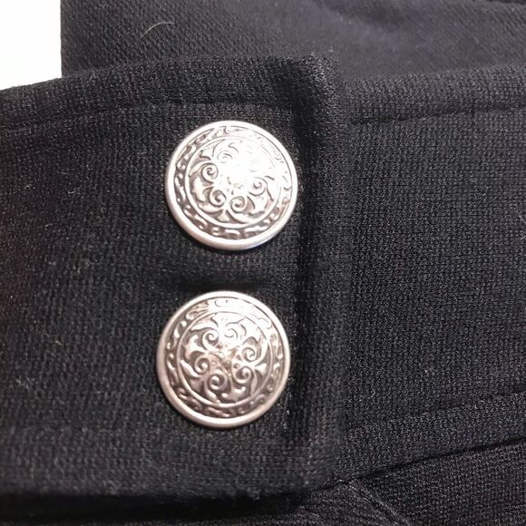 Sno Skins black button-front boot-cut pants - Picture 4 of 4